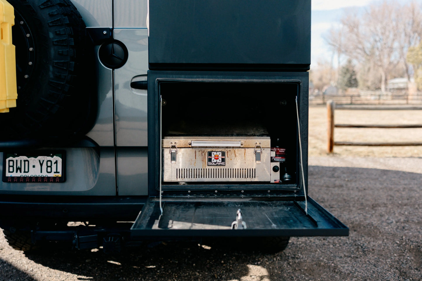 Exterior Box with Drop Down Door Van Wife Components