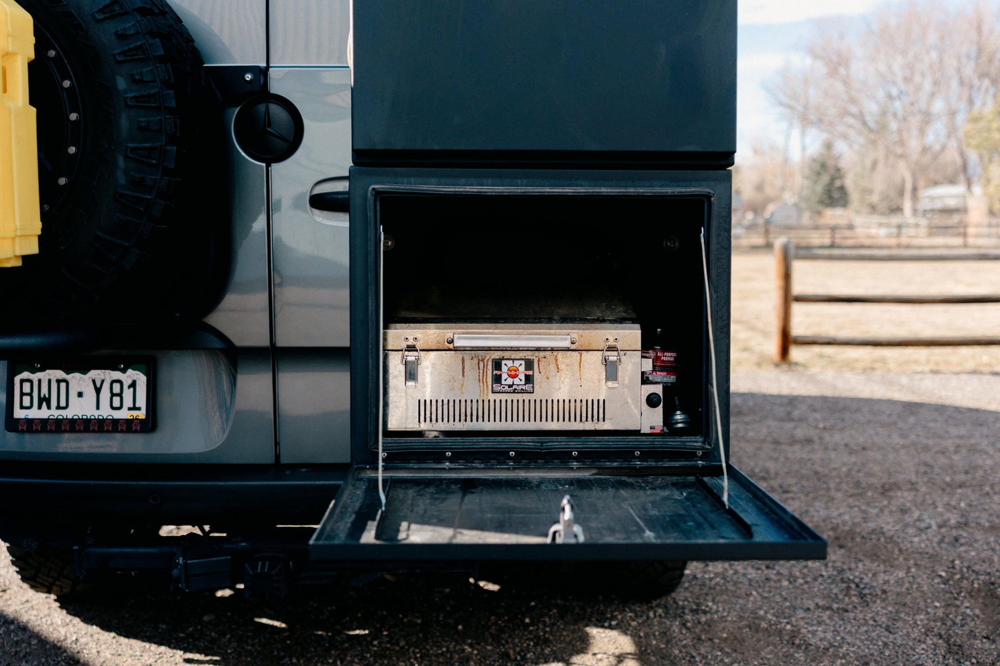 Exterior Box with Drop Down Door Van Wife Components