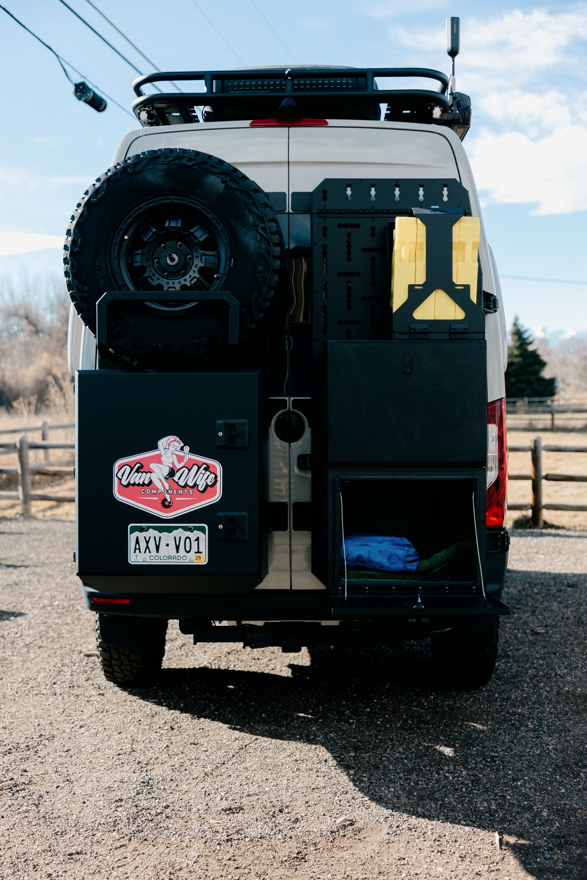 Exterior Box with Drop Down Door Van Wife Components