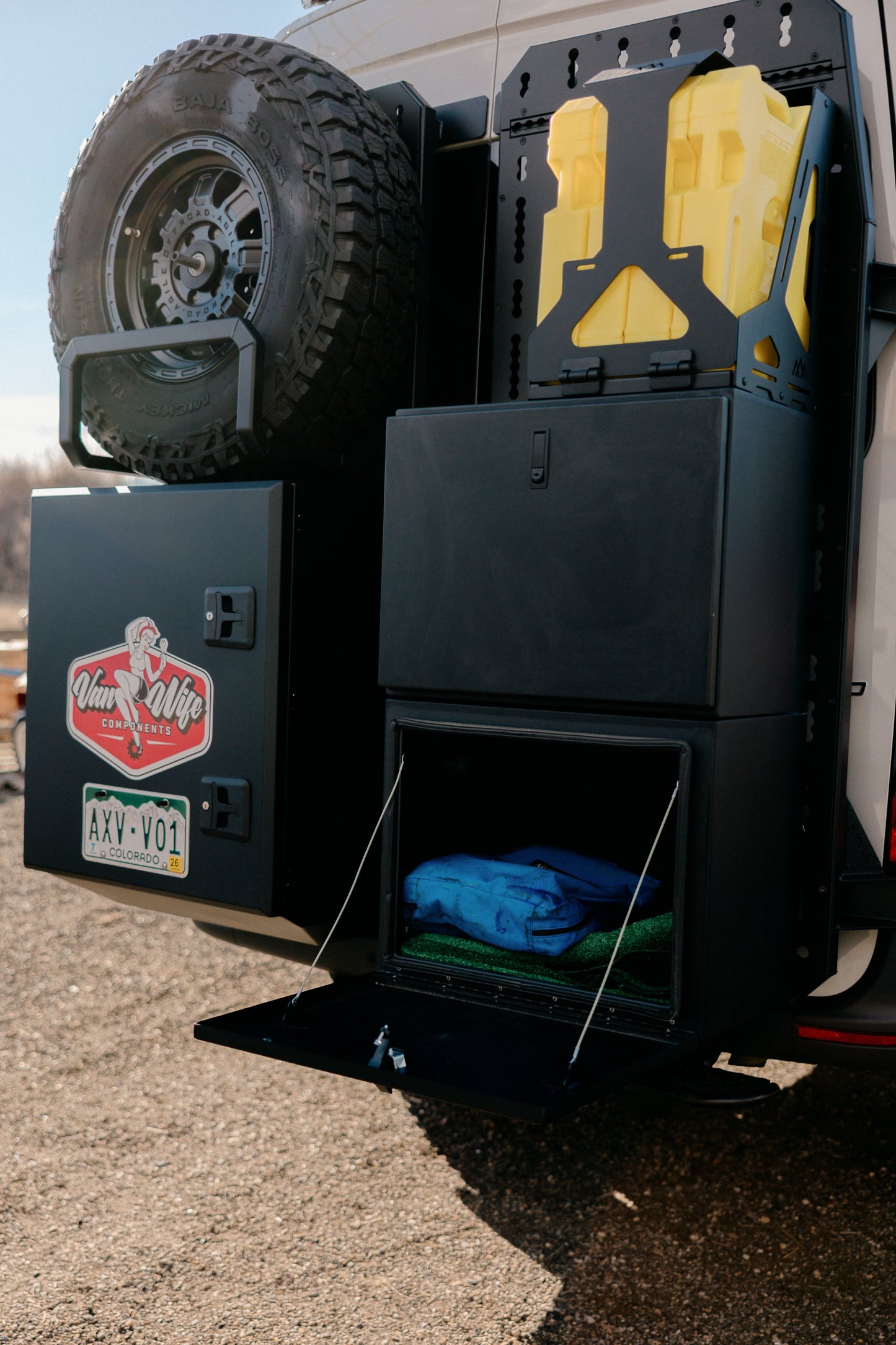Exterior Box with Drop Down Door Van Wife Components