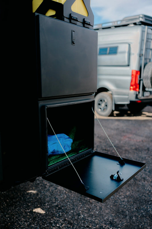 Exterior Box with Drop Down Door Van Wife Components