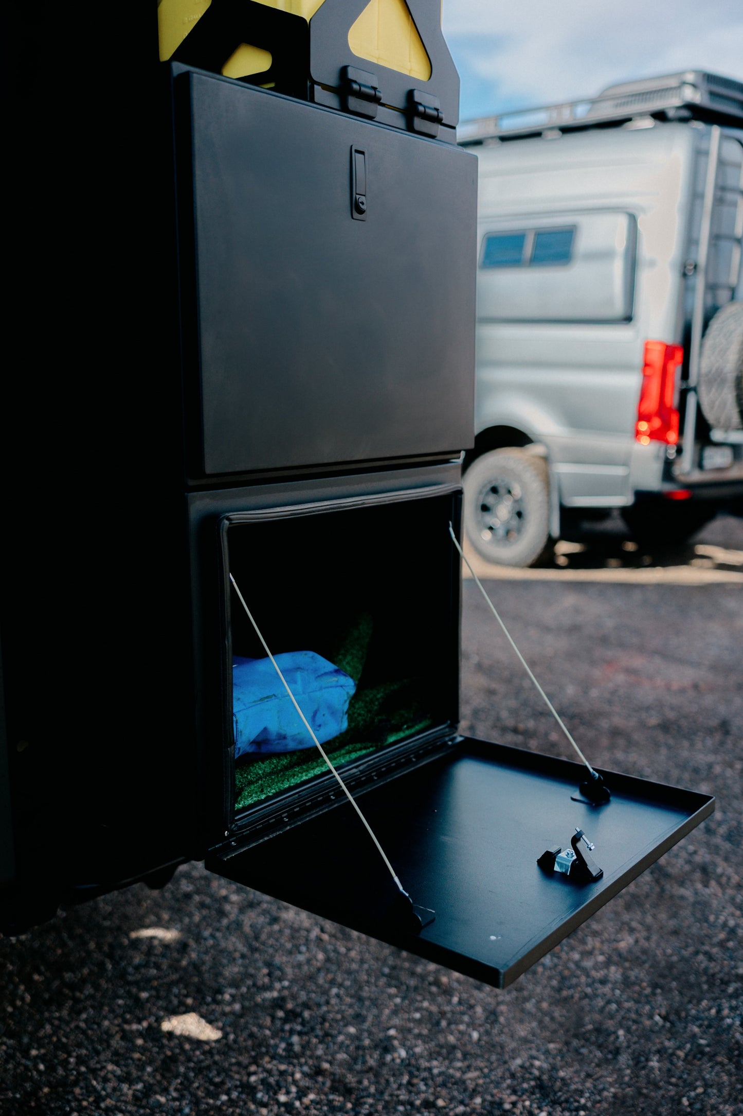 Exterior Box with Drop Down Door Van Wife Components