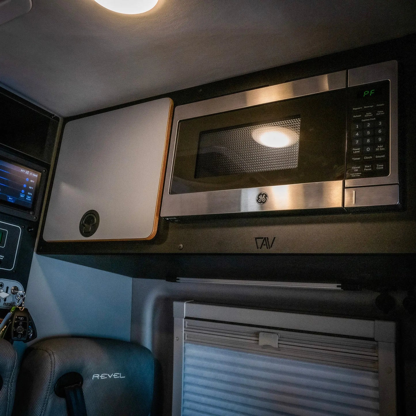 Microwave Overhead Cabinet Kit – 2025 Revel Canyon Adventure Vans