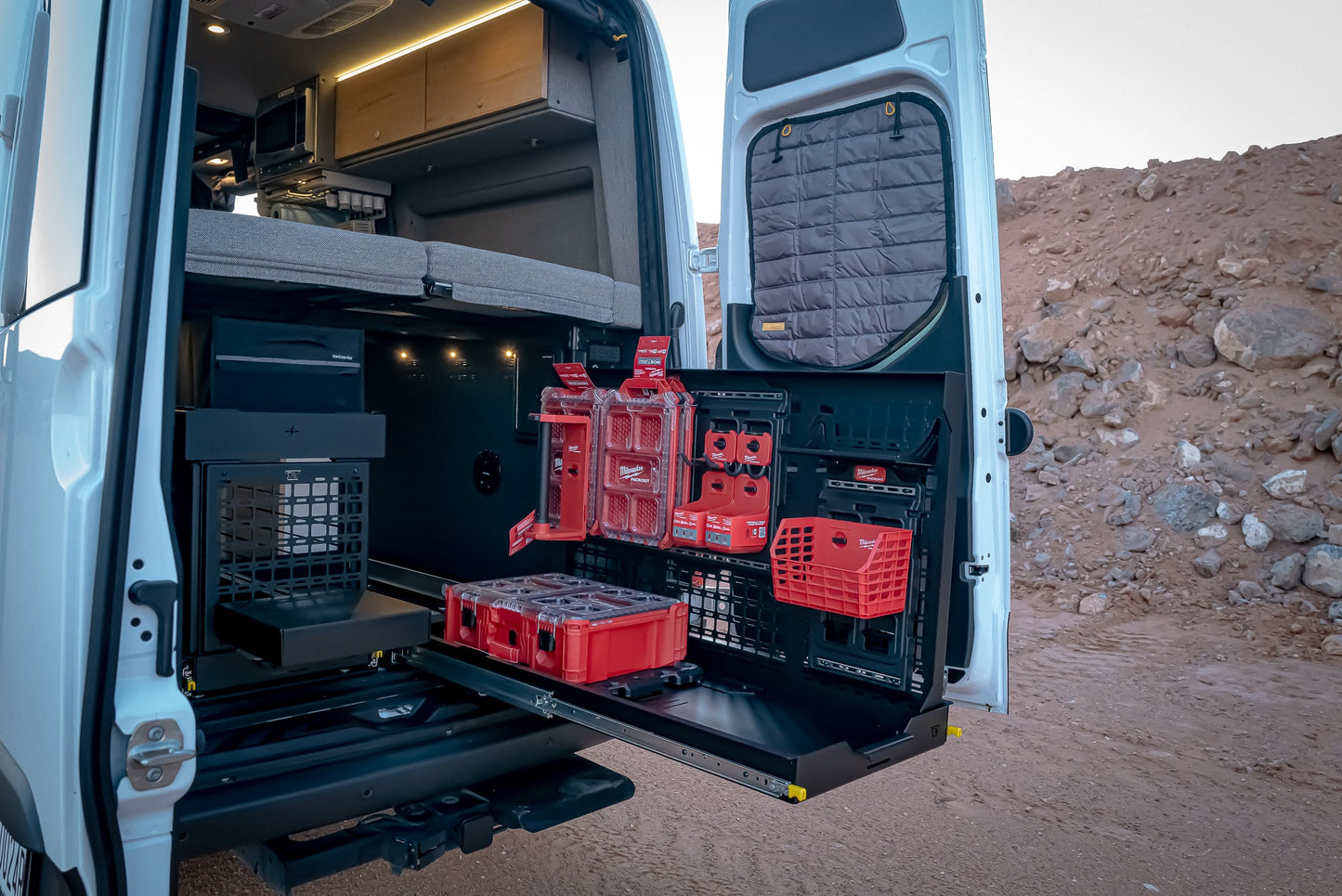 Cargo Tray System Pro - GEAR WALL Canyon Adventure Vans