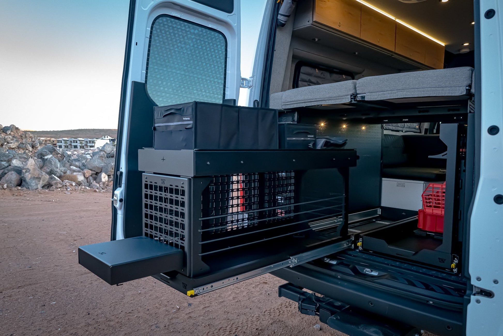 Cargo Tray System Pro - 20" LEGS ONLY Canyon Adventure Vans