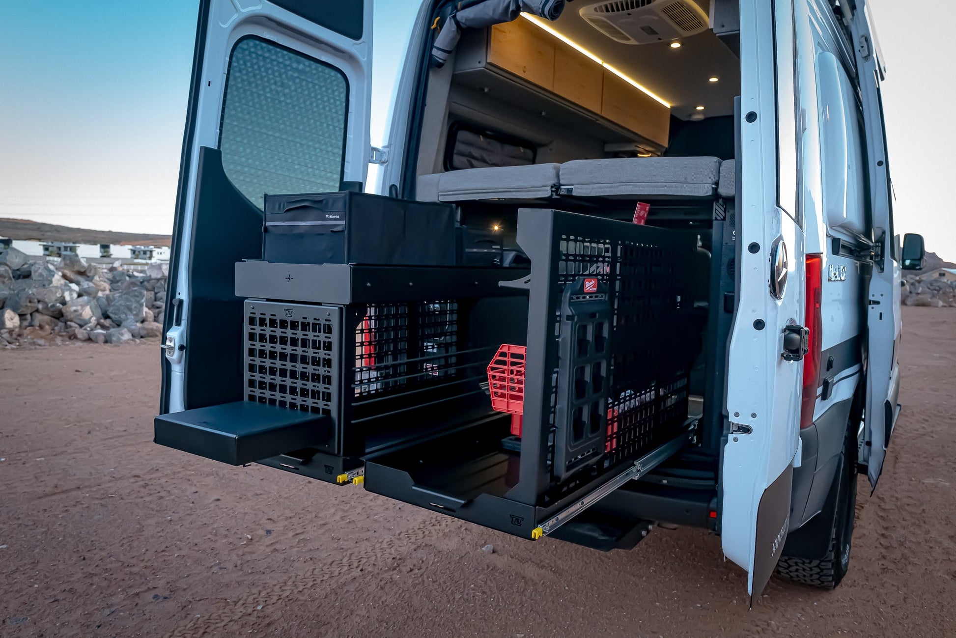Cargo Tray System Pro - 48" X 22" Cargo Slide Canyon Adventure Vans