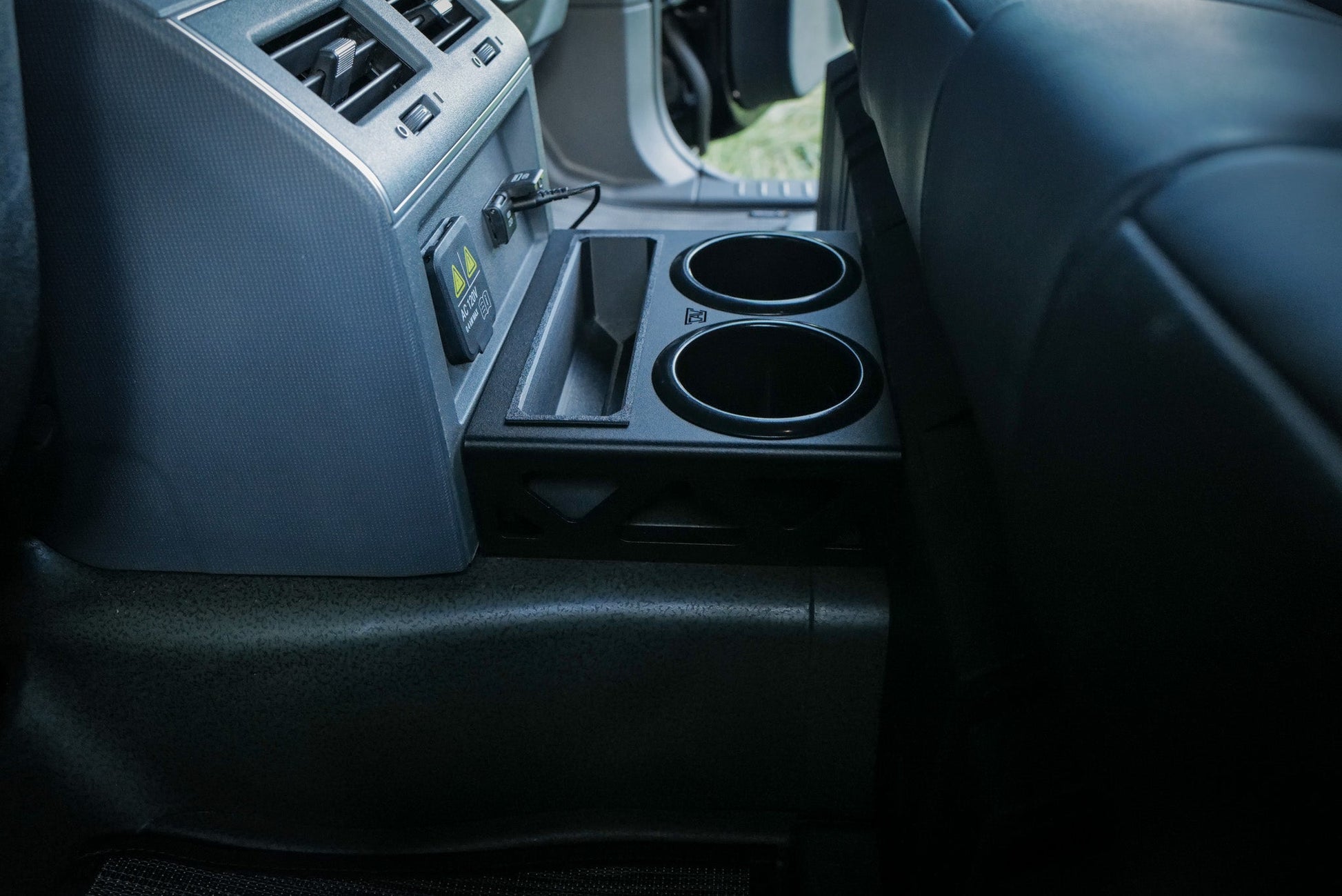 INEOS Grenadier Rear Seat Cup Holder + Storage Tray Canyon Adventure Vans