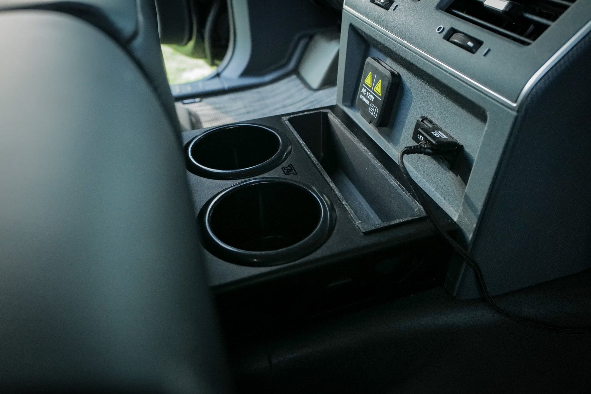 INEOS Grenadier Rear Seat Cup Holder + Storage Tray Canyon Adventure Vans