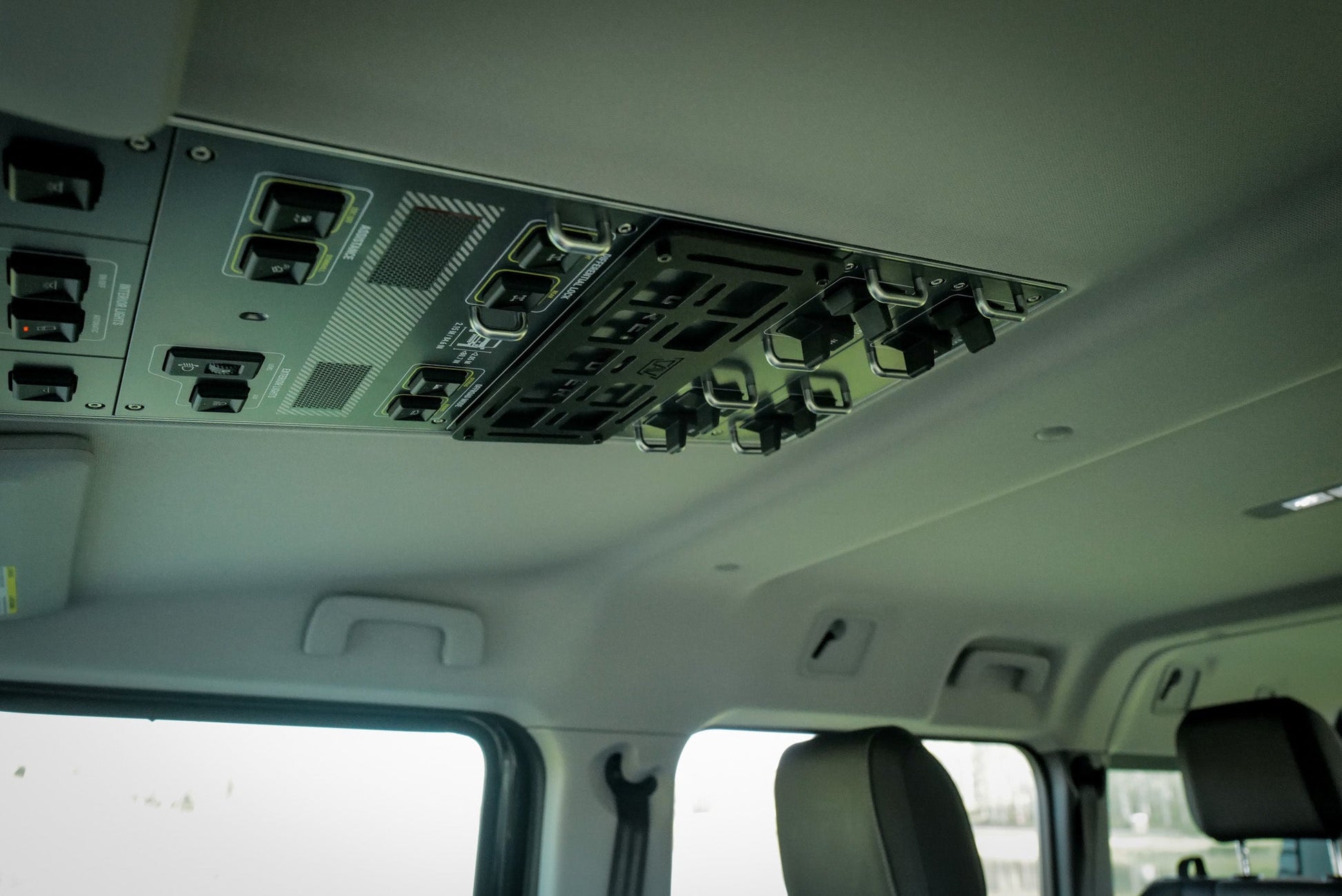INEOS Grenadier Overhead MOLLE Panel | Cabin Organizer Canyon Adventure Vans