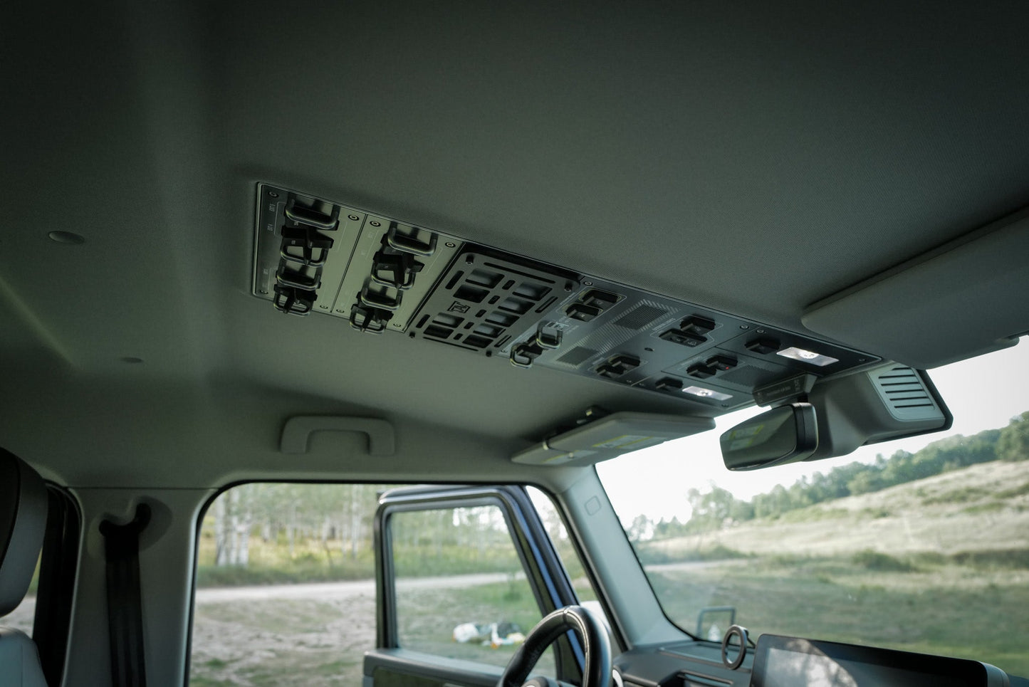 INEOS Grenadier Overhead MOLLE Panel | Cabin Organizer Canyon Adventure Vans