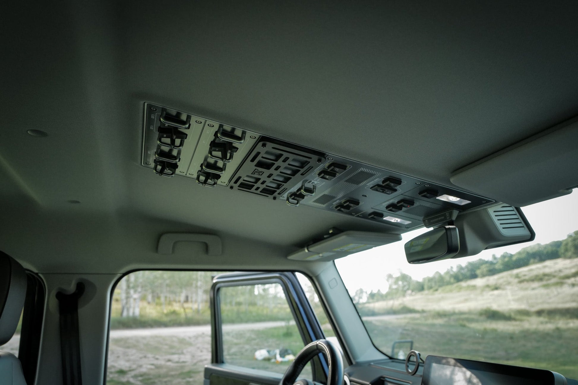 INEOS Grenadier Overhead MOLLE Panel | Cabin Organizer Canyon Adventure Vans