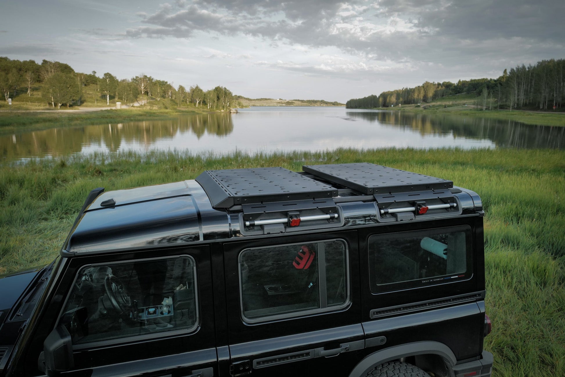 INEOS Grenadier Roof Platform + Quartermaster | Modular Gear Mount Canyon Adventure Vans