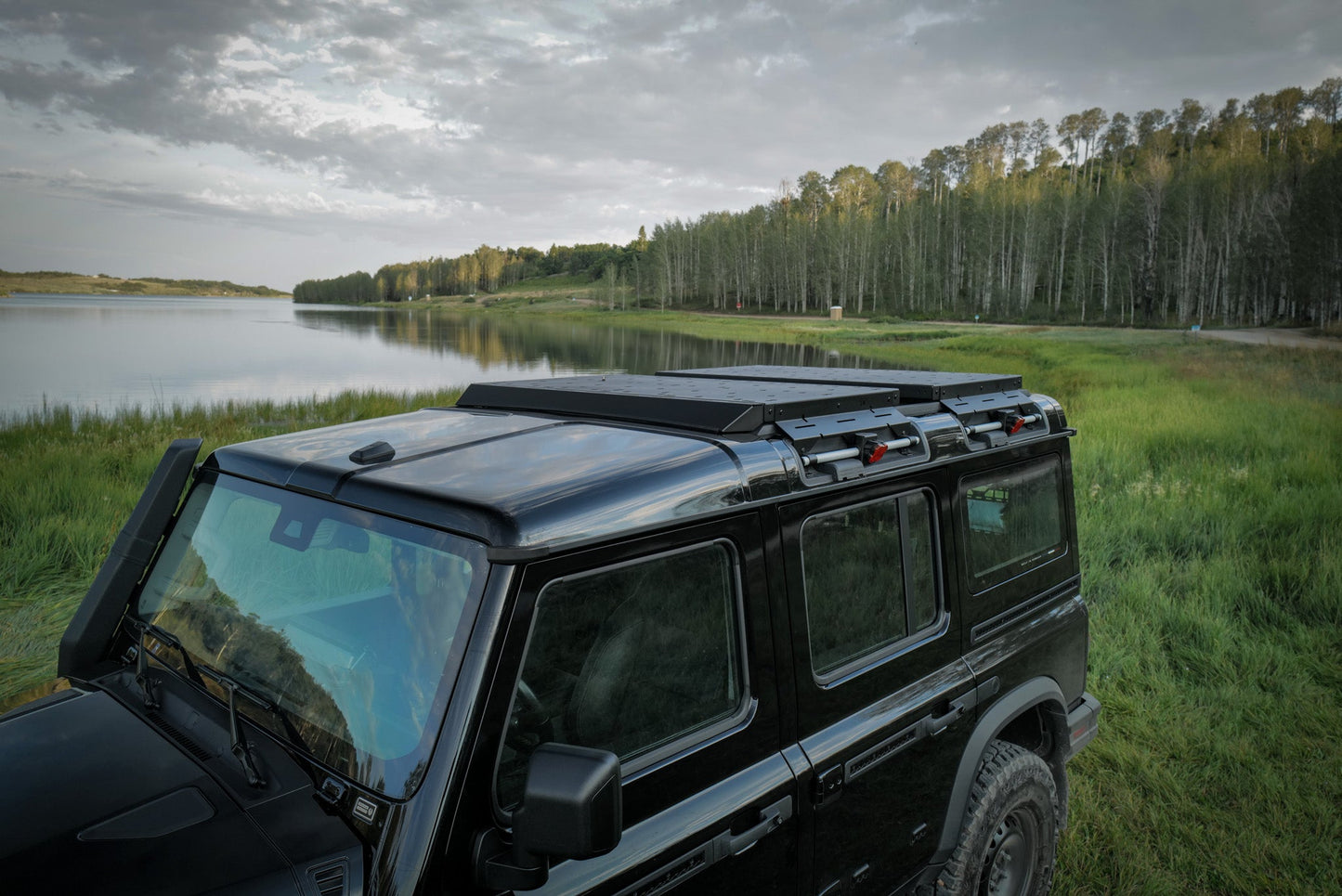 INEOS Grenadier Roof Platform + Quartermaster | Modular Gear Mount Canyon Adventure Vans