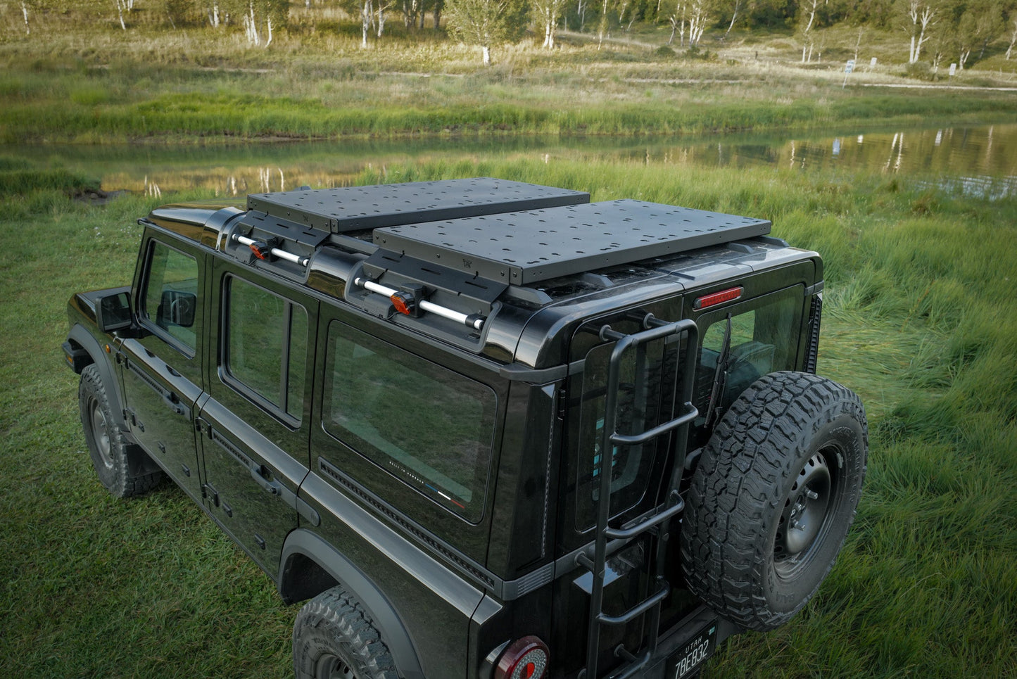INEOS Grenadier Roof Platform + Quartermaster | Modular Gear Mount Canyon Adventure Vans