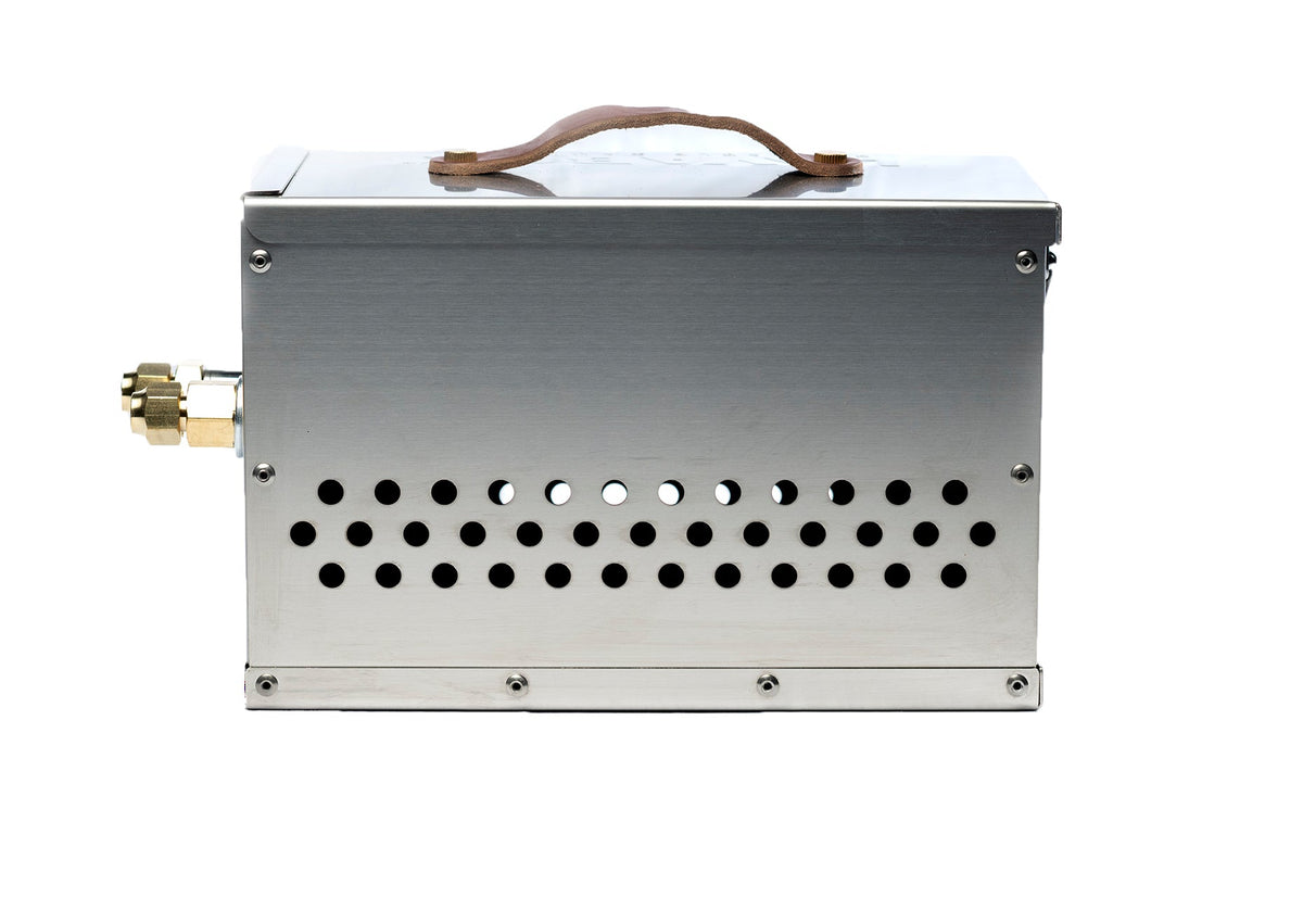 Reserve the Hekla now! The Hekla: 304 Sexy Stainless Steel LavaBox with Dual-Burner LavaBox Portable Campfire