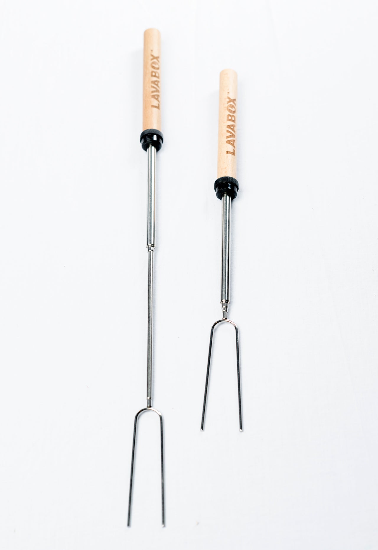 Nyx Styxx Telescoping Marshmallow Roasting Sticks: 4 Pack LavaBox Portable Campfire