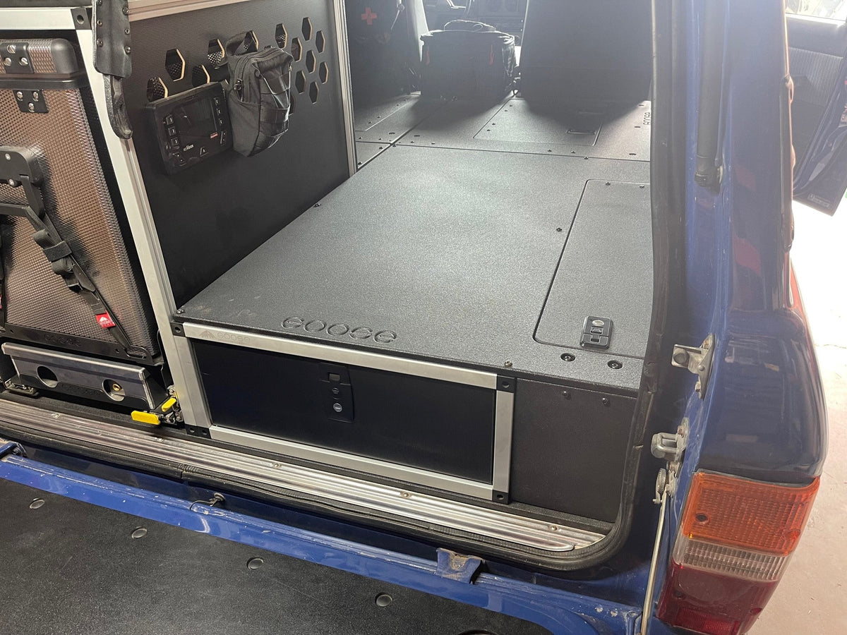 Toyota Land Cruiser 1980-1990 60 Series - Single Drawer Module with Fitted Top Plate - 22-3/16"W x 9-1/2"H x 40"D Goose Gear