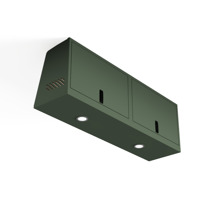 Overhead Van Cabinet | Squared Low Profile