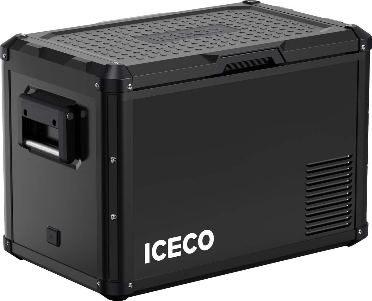 ICECO VL45ProD Dual Zone 12V Portable Fridge Freezer - Black Inca Overland Outfitters