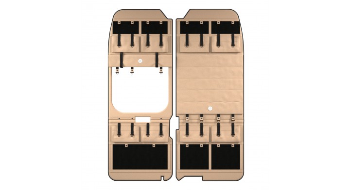 Moon Organizer MAX WINDOW ProMaster H3 Super High roof Rover Vans