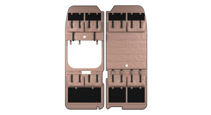Moon Organizer MAX WINDOW ProMaster H3 Super High roof Rover Vans
