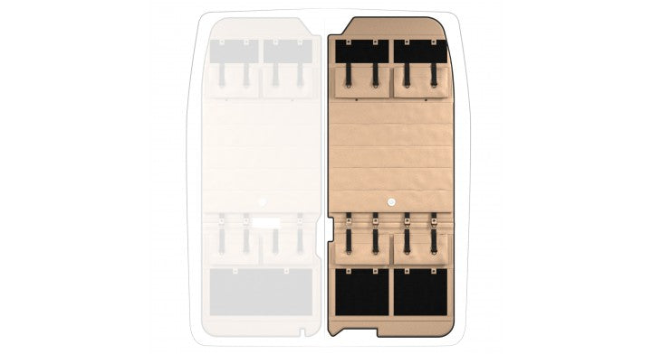 Moon Organizer MAX WINDOW ProMaster H3 Super High roof Rover Vans