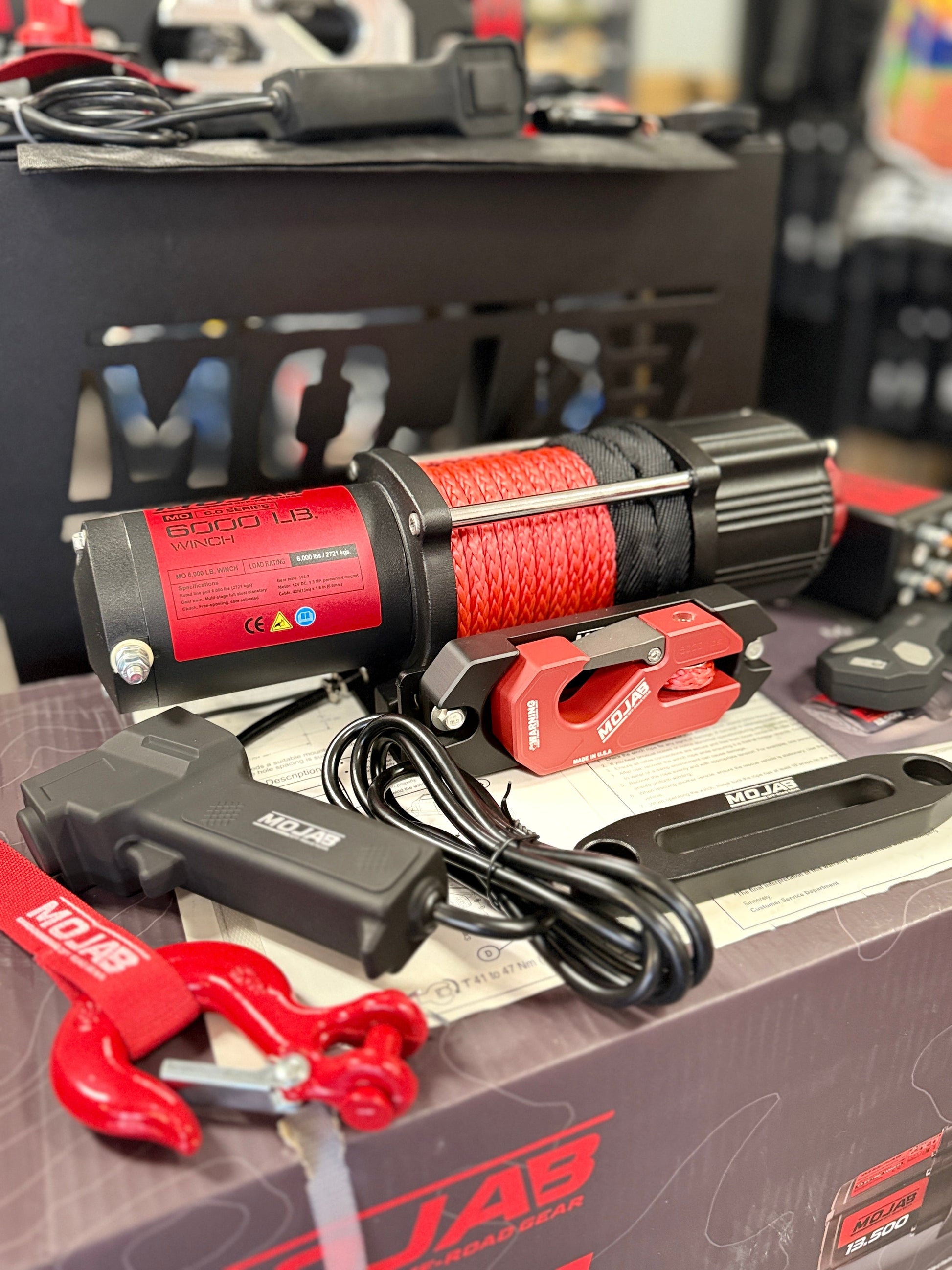 MO6.0 Series Electric Winch MOJAB OFFROAD