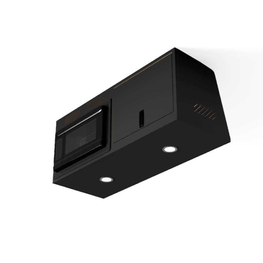 Microwave Cabinet with Storage for Sprinter, Transit and Promaster Vans