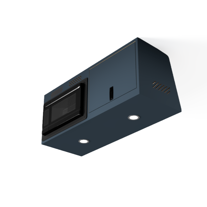 Microwave Cabinet with Storage for Sprinter, Transit and Promaster Vans