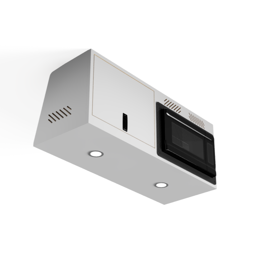 Microwave Cabinet with Storage for Sprinter, Transit and Promaster Vans