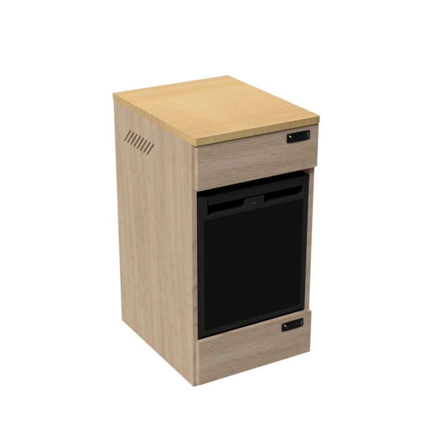 Van Kitchen Refrigerator Cabinet