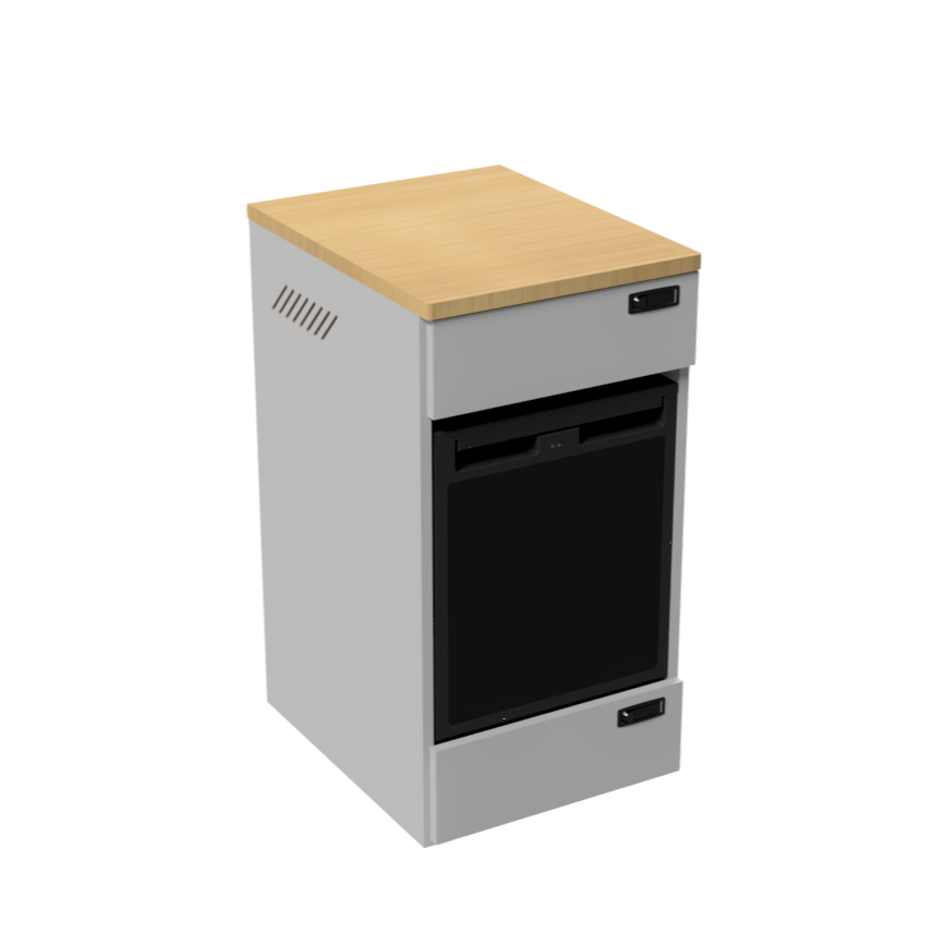 Van Kitchen Refrigerator Cabinet