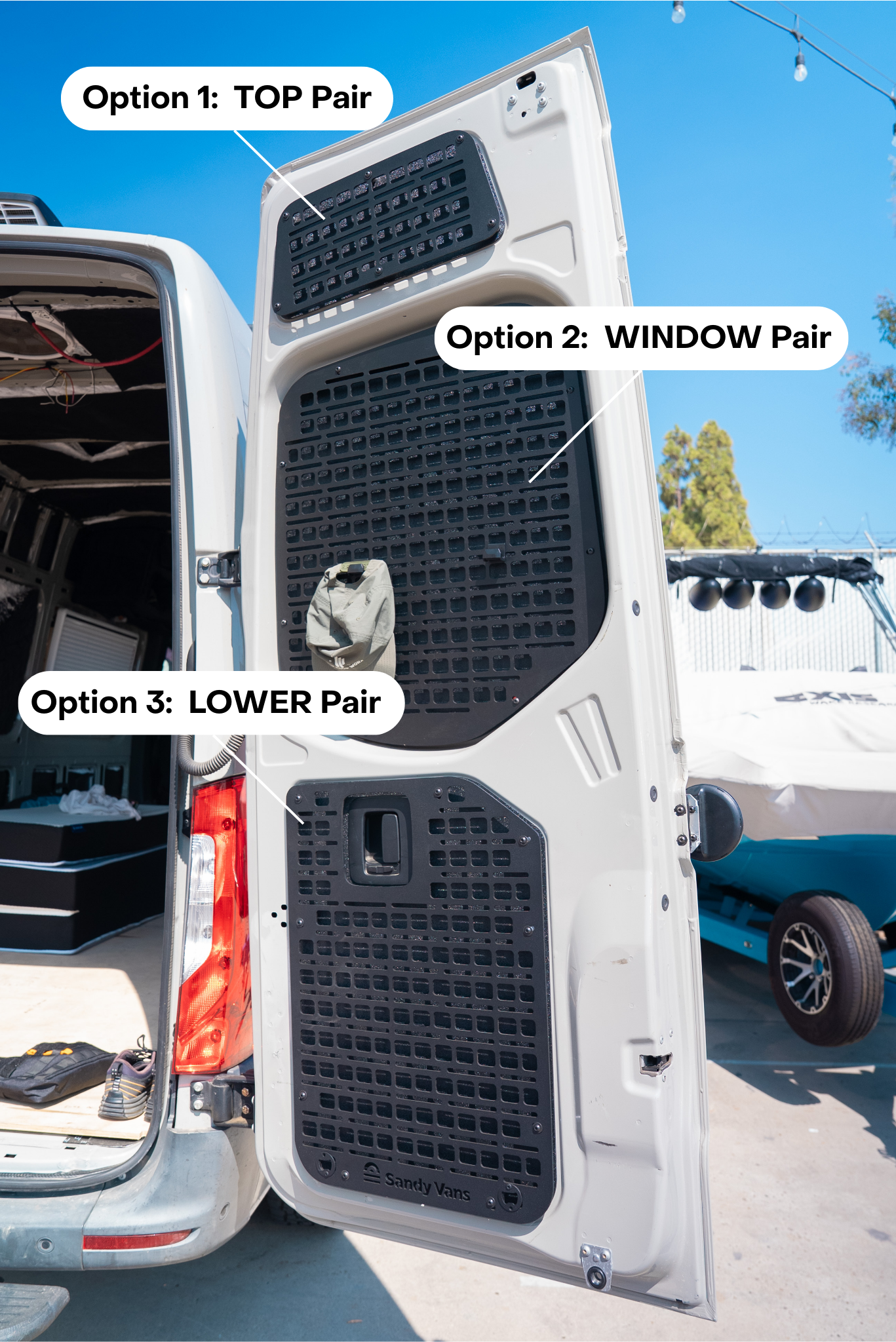 SV Sprinter Rear Door Molle Panels