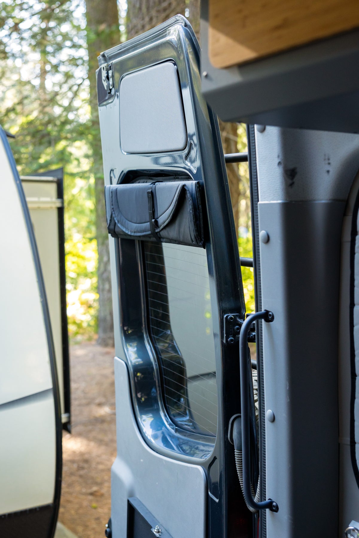 Mercedes Sprinter Stealth Rear Door Window Covers (Pair) VanEssential