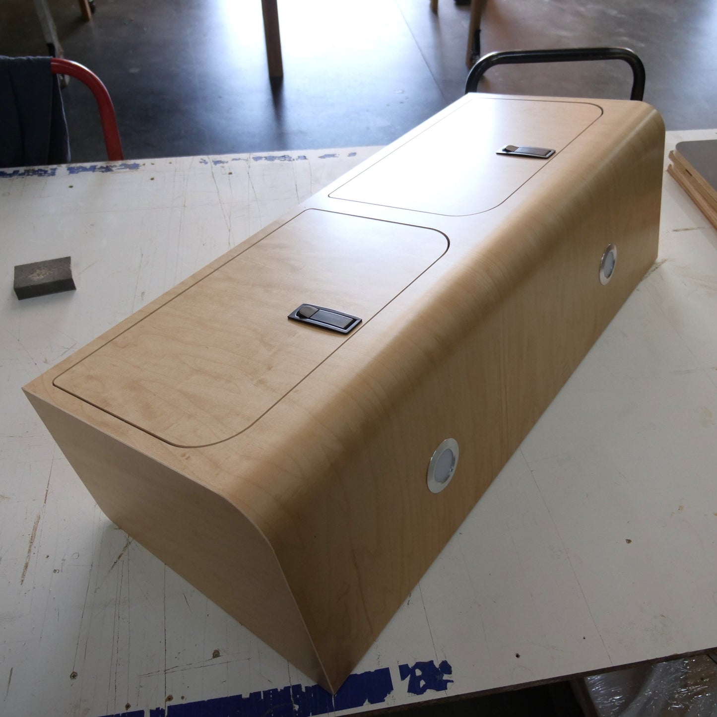 40" Rounded Overhead Cabinet for Sprinter Vans (Outlet)