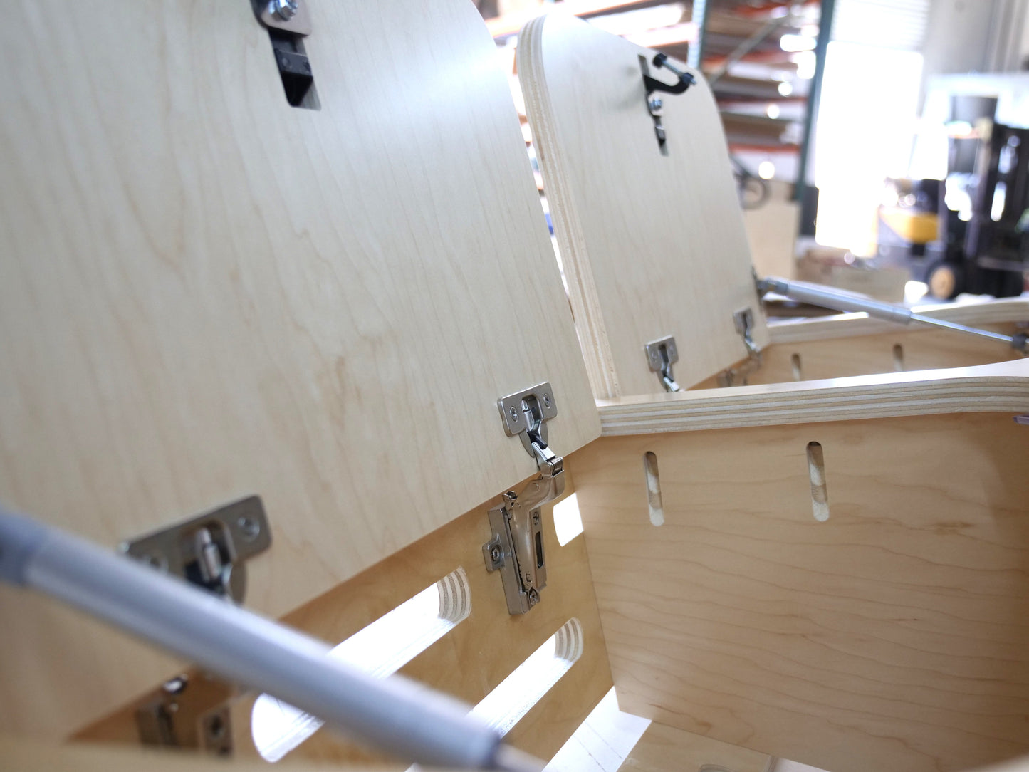 40" Rounded Overhead Cabinet for Sprinter Vans (Outlet)