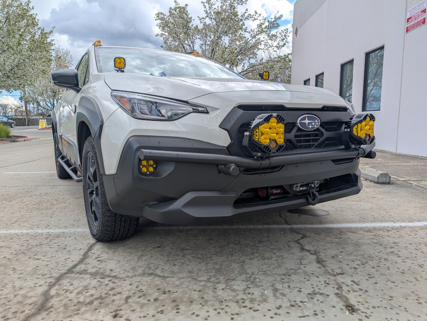 CAtuned Off-Road Subaru Crosstrek Wilderness Front Hidden Winch Mount