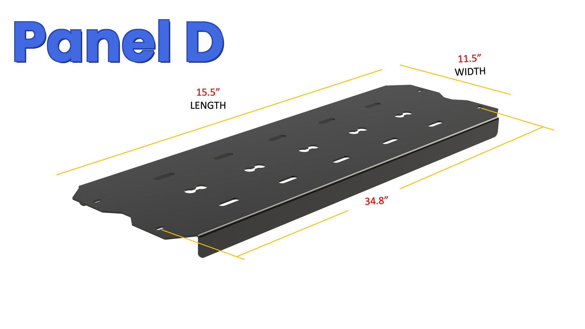 UNIVERSAL ROOF RACK DECKING PANELS White Top Adventures