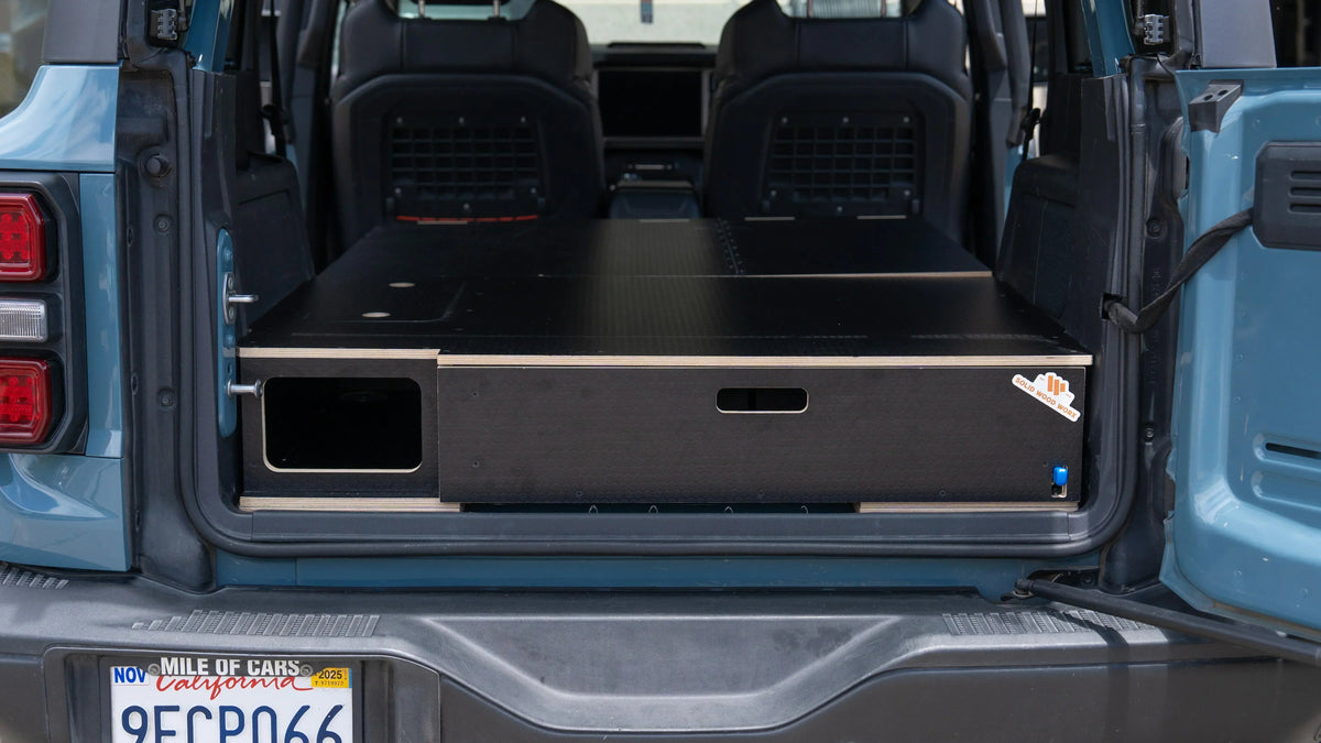 Bronco | Drawer Storage System & Bed Platform | 2021+ Ford Bronco 4-Door Solid Wood Worx