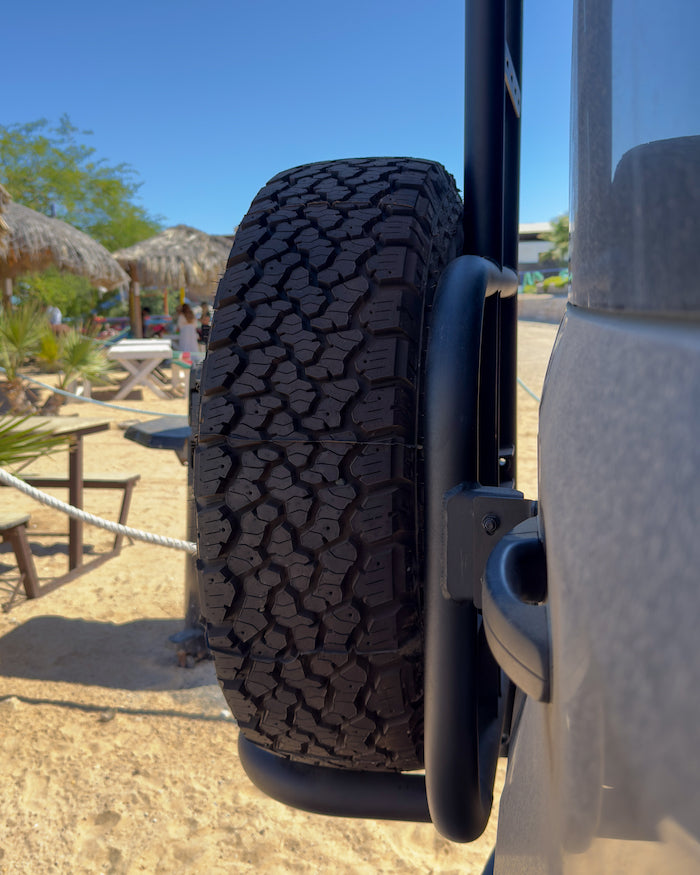 TRANSIT REAR TIRE CARRIER LADDER White Top Adventures
