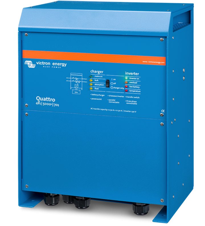 Victron Quattro Inverter/Charger 48/10000/140-100/100 230V VE.Bus [QUA481030010]