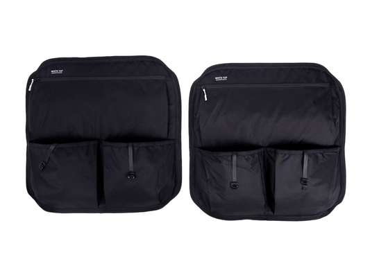 Ram Promaster Middle Rear Door Storage Panels (Pair) White Top Adventures