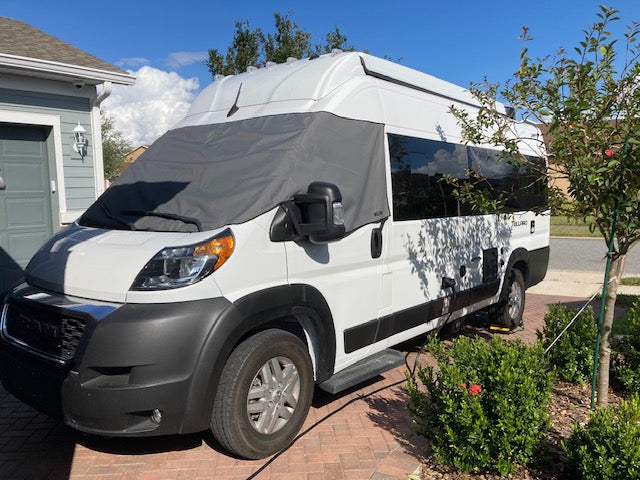 Van Outer Windshield Cover - Revel - Storyteller - Jayco - EKKO Overland Gear Guy
