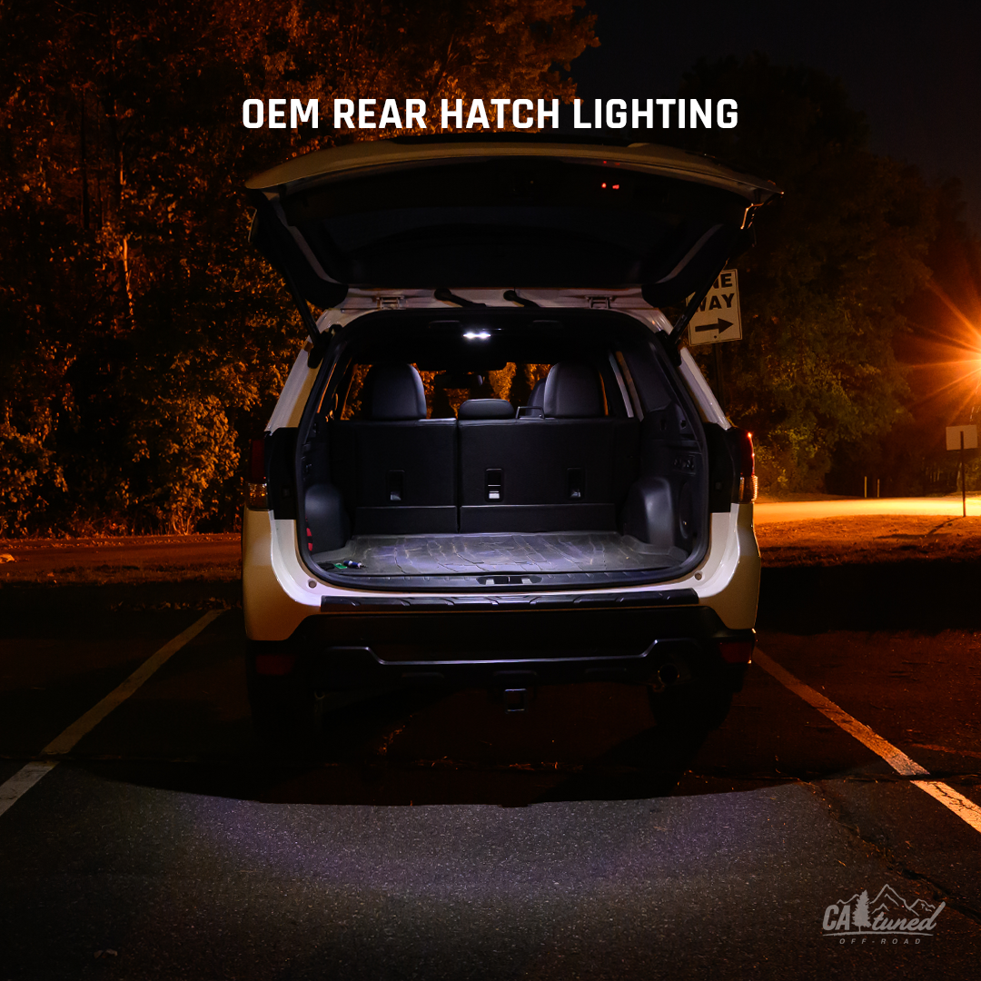 CAtuned Off-Road Subaru Rear Hatch & Cargo Light Upgrade