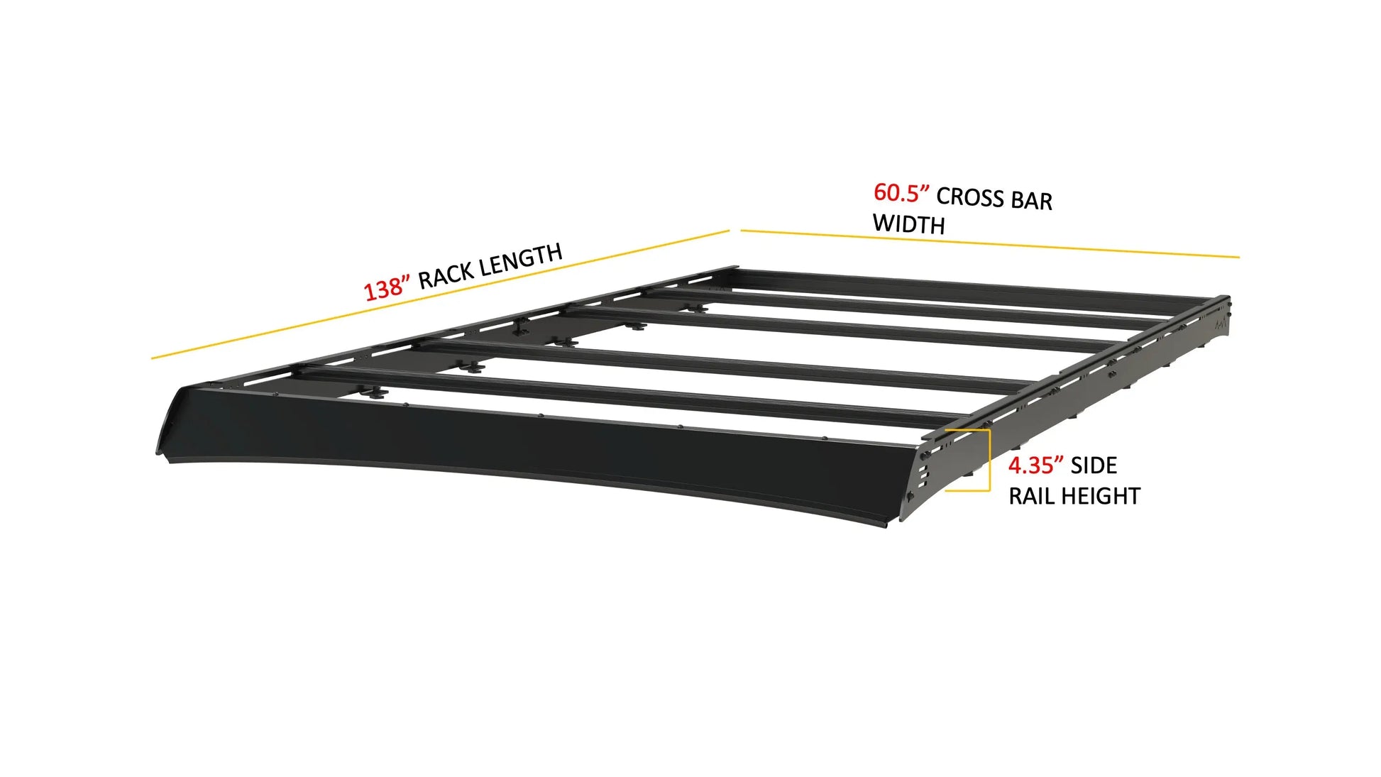 SPRINTER 144" LOW ROOF STEALTH 2.0 ROOF RACK White Top Adventures