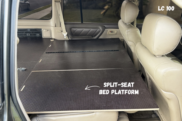 Land Cruiser 100 | Dual Drawer Storage System & Bed Platform | 1998–2007 Toyota Solid Wood Worx