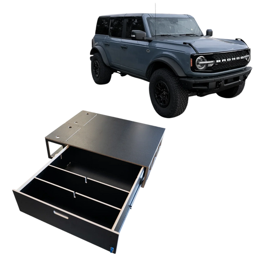 Bronco | Drawer Storage System & Bed Platform | 2021+ Ford Bronco 4-Door Solid Wood Worx