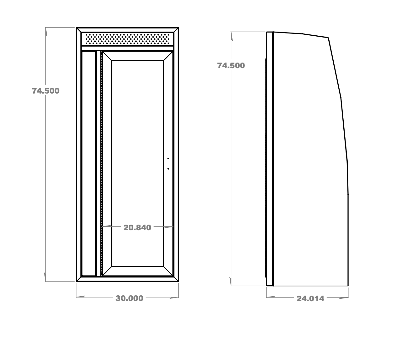 30" Shower Van Wife Components