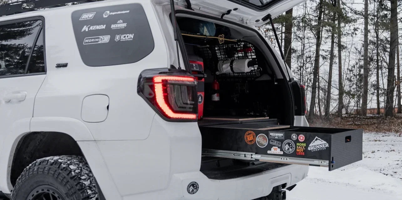 Toyota 4Runner | Dual Drawer Storage System & Bed Platform | 4th-5th Gen 2003–2024 Solid Wood Worx