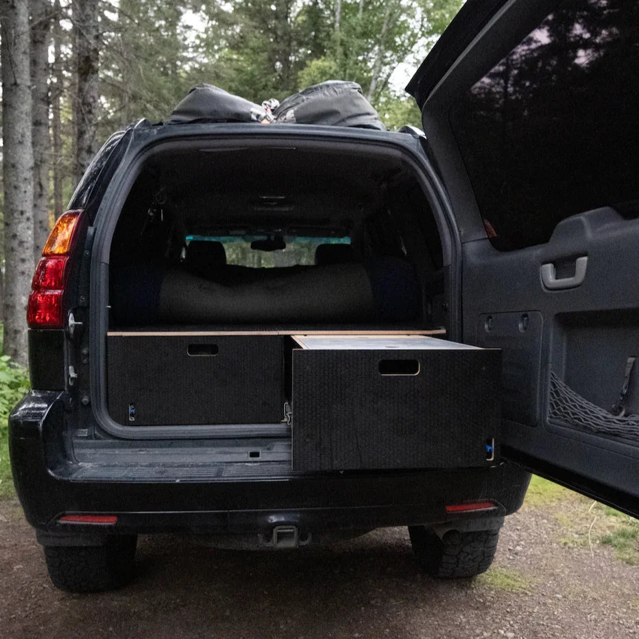 Lexus GX470 | Dual Drawer Storage System & Bed Platform | ( 2003–2009 ) Solid Wood Worx